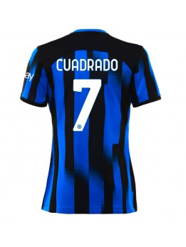 Inter Milan Juan Cuadrado #7 Replika Hemmakläder Dam 2023-24 Kortärmad